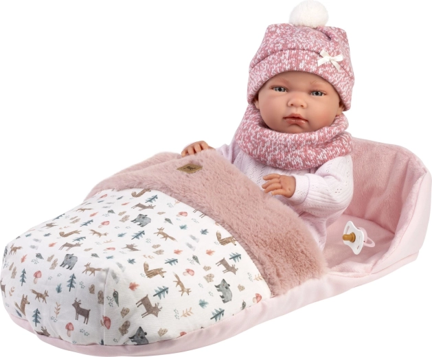 Llorens New born holčička realistická panenka miminko 40 cm