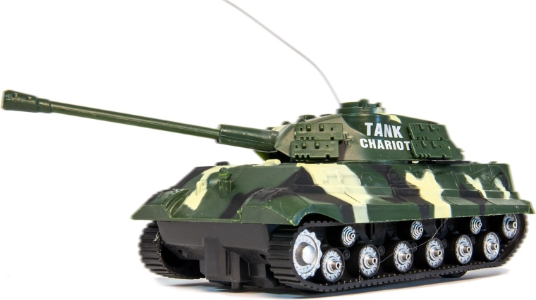 Dálkově ovládaný bojový tank mix barev - 1 kus