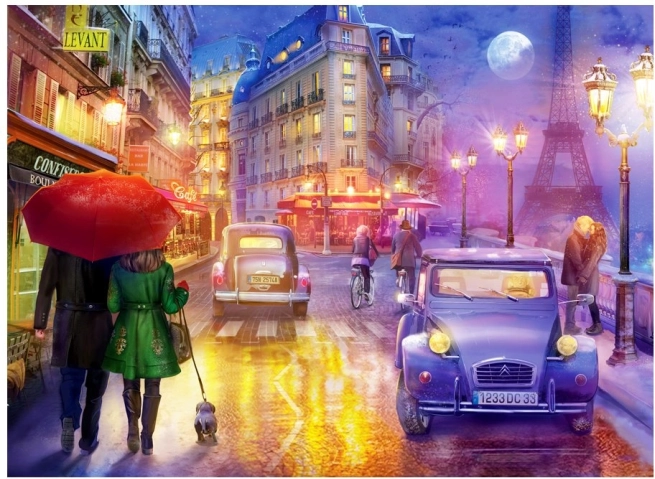 Puzzle Noční Paříž 1000 dílků