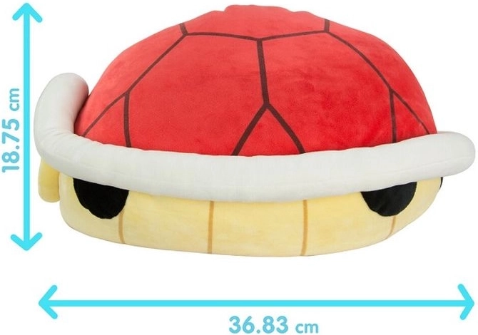 Tomy Mocchi Mocchi plyšák Mario Kart červená skořápka