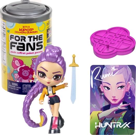 Mattel KPop Demon Hunters překvapivá sběratelská figurka s doplňkem a sběratelskou kartou (plechovka Soda Pop)