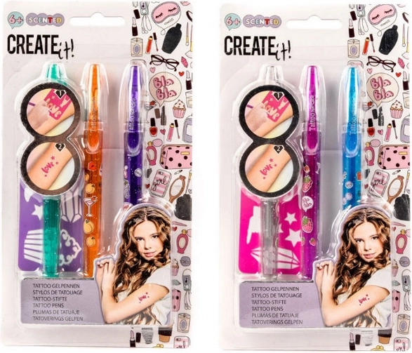 Create It! parfémované fixy na dočasné tetování