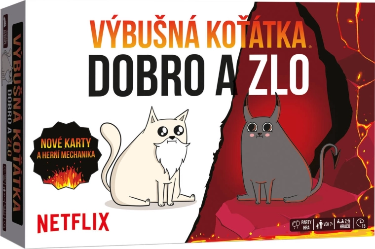 ADC Výbušná koťátka: dobro a zlo (karetní hra)