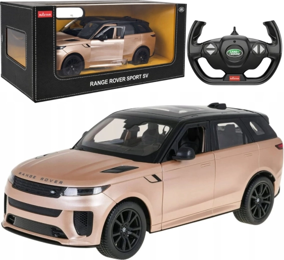Rastar RC RANGE ROVER SPORT SV 1:14 zlatý model na dálkové ovládání