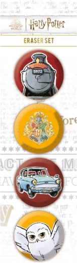 Harry Potter sada gum – 4 ks