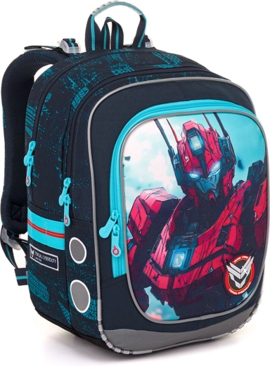 Topgal lehký školní batoh Endy s robotem