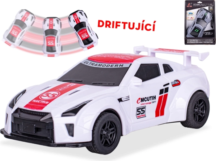 Driftovací auto na setrvačník 16 cm