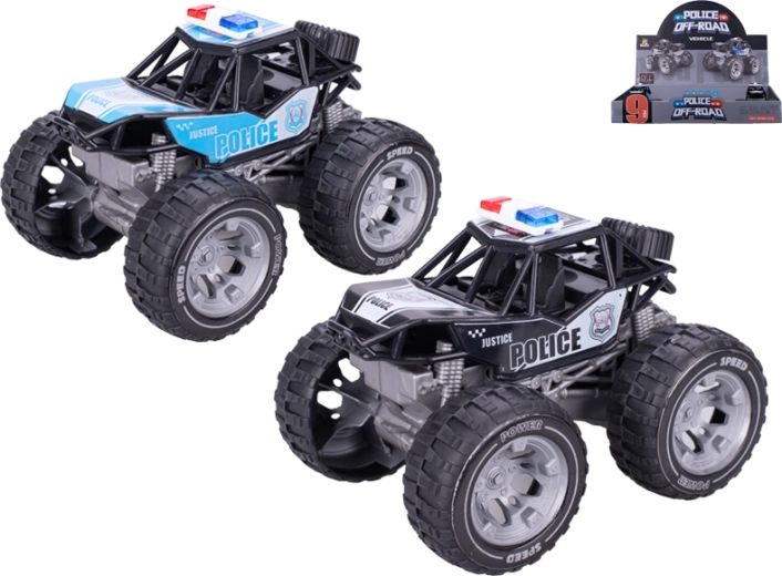 Policejní auto se setrvačníkem 13 cm