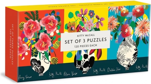Sada puzzle KITTY MCCALL 3× 120 dílků