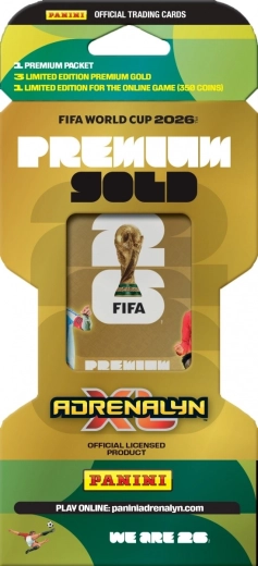 Sběratelské karty PANINI FIFA World Cup 2026 Blister Gold