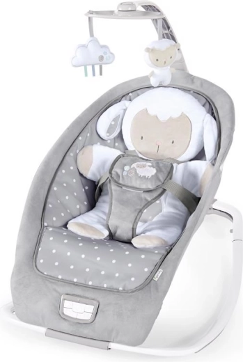 Ingenuity vibrující houpátko s melodií Cuddle Lamb 0m+ do 18 kg