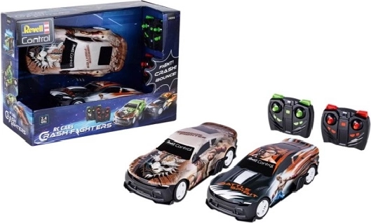 Revell RC Cars crash fighter – sada 2 dálkově ovládaných aut pro souboje