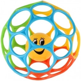 Barevný chrastící míček pro miminka