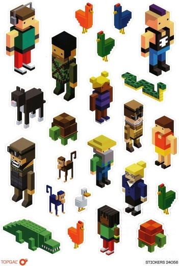 Samolepky PixelArt Topgal