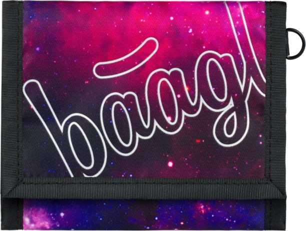 Baagl peněženka Galaxy fialová