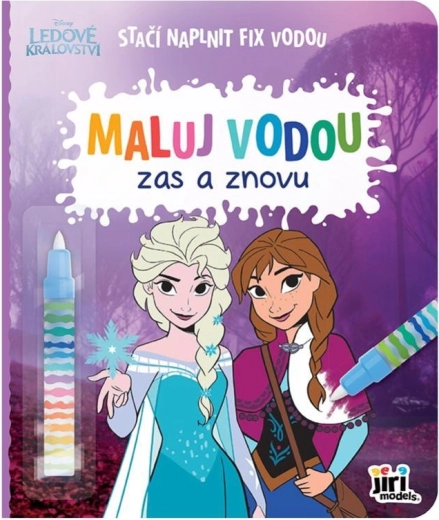 Knížka Maluj vodou Ledové království