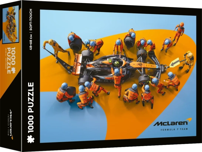 Puzzle Soft Touch McLaren – světový rekord v nejrychlejší zastávce v boxech, 1000 dílků