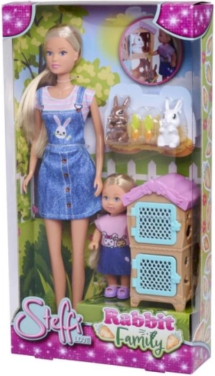 Panenka Steffi a Evička s Králičí Rodinou