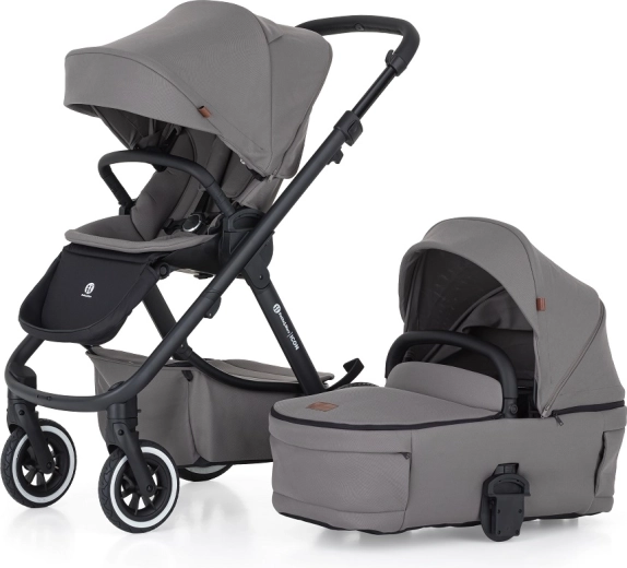 Petite&Mars kombinovaný kočárek Icon 2v1 Dove Grey Lite Air