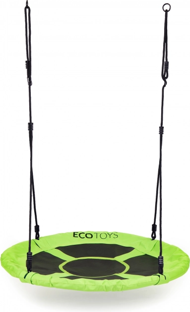 Závěsná hnízdová houpačka do zahrady 100 cm zelená ECOTOYS
