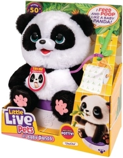 Interaktivní panda Little Live Pets ChuChu s nočníkem