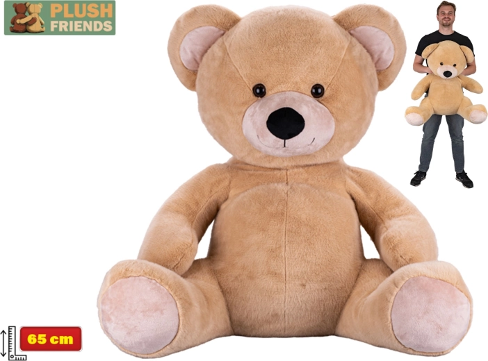 Plyšový medvěd Plush Friends 65 cm béžový