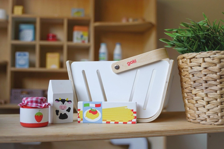Goki nákupní košík MiniShopper s peněženkou