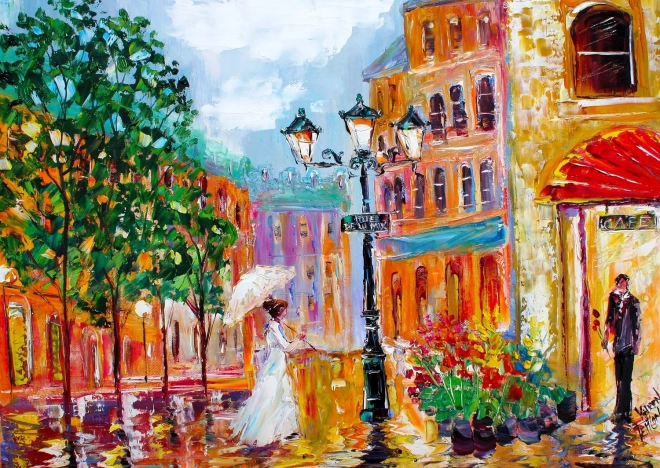 Puzzle Pařížská romance 1000 dílků