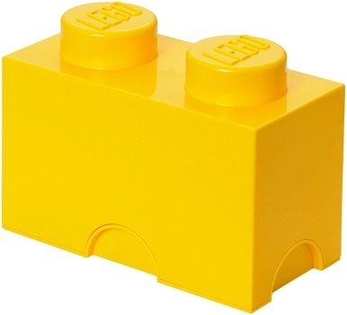 Lego úložný box 2 – žlutý