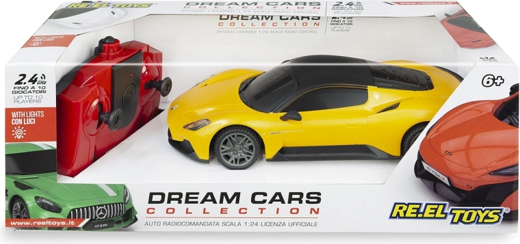 Maserati MC20 RC auto na dálkové ovládání 1:24 žluté 17 cm - 1 kus