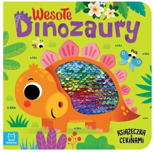 Veselí dinosauři – knížka s flitry