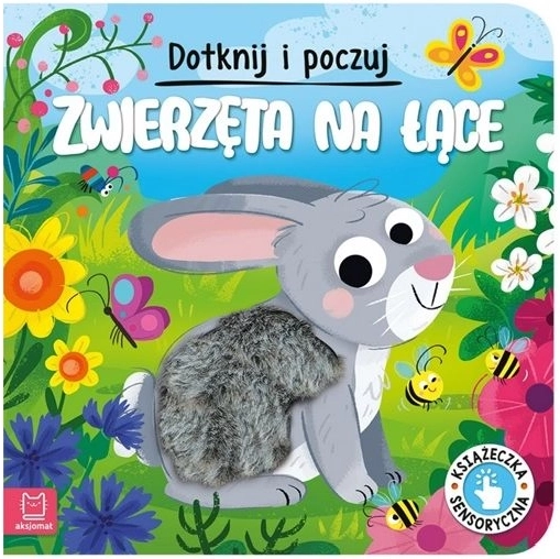 Dotkni se a poznej zvířátka na louce – senzorická knížka pro nejmenší
