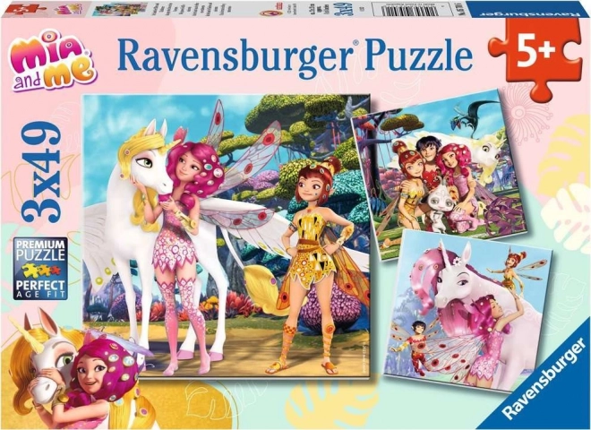 Puzzle Mia a já 3x49 dílků