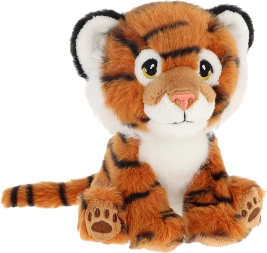 Keel Toys Keeleco plyšový tygr z recyklovaných plastů 14 cm