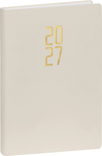 Notique denní diář Ponza 2027 krémový 15 × 21 cm