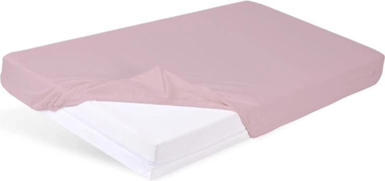 Babymatex nepromokavé bambusové prostěradlo s gumičkou starorůžové 60 × 120 cm