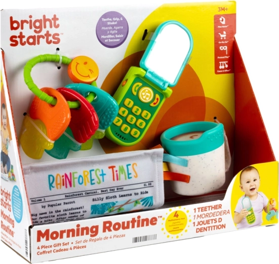 Bright Starts dárková sada pro rozvoj smyslů Morning Routine