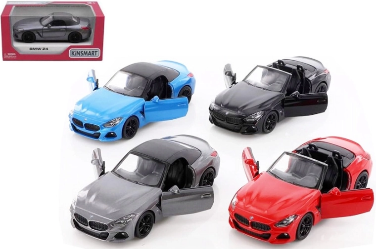 Kovový model auta BMW Z4 1:34 s pohonem Pull Back