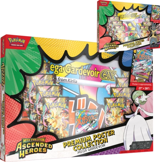 Pokémon TCG Ascended Heroes premium kolekce s plakátem - 1 kus