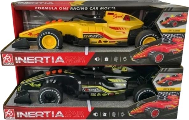 Formulové autíčko se světlem a zvukem v krabičce
