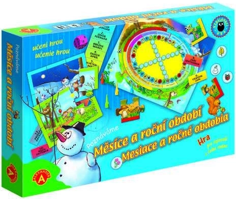 Alexander Měsíce a roční období – naučná desková hra pro děti