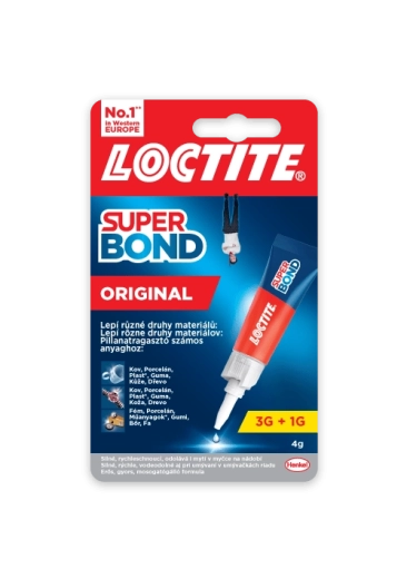 Loctite Super Bond Original 4 g – tekuté vteřinové lepidlo