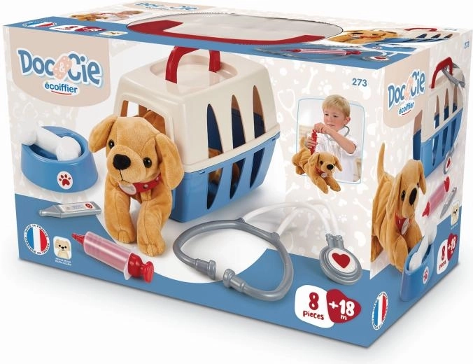 Kufřík pro malého veterináře s pejskem