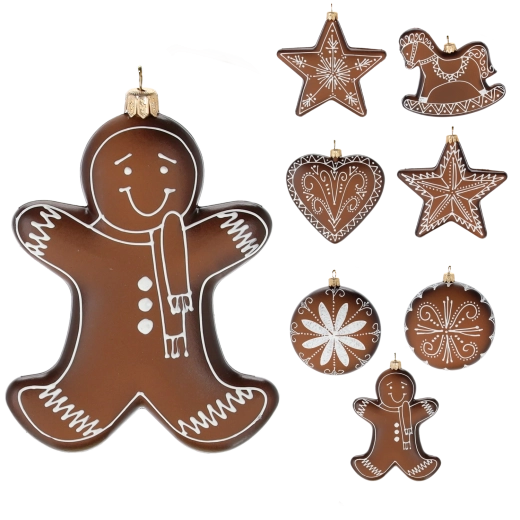 Vánoční ozdoba perníček 11 cm