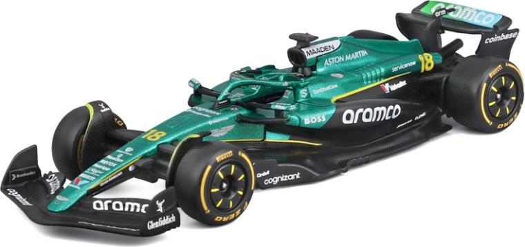 Bburago model formule 1 Aston Martin AMR25 2025 #18 Lance Stroll 1:43