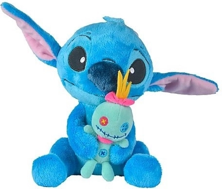 Plyšák DISNEY Lilo a Stitch – Stitch se Scrumpem 25 cm