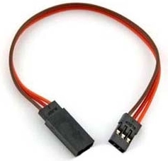 Prodlužovací kabel k servu 15 cm JR (plochý) - 1 kus