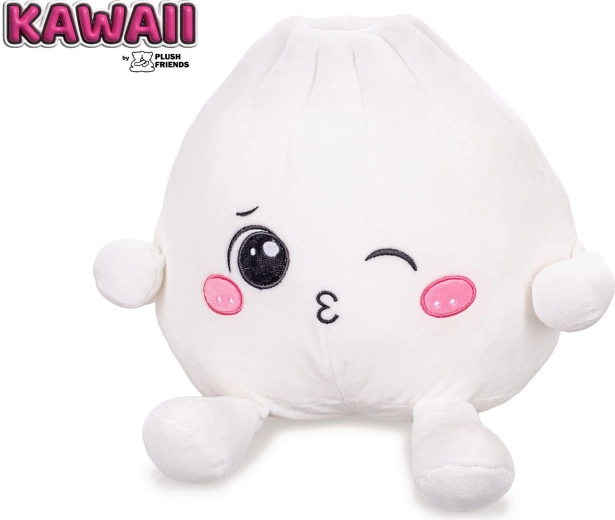 Plush Friends kawaii mrkající plyšový knedlíček Bao 25 cm - 1 kus
