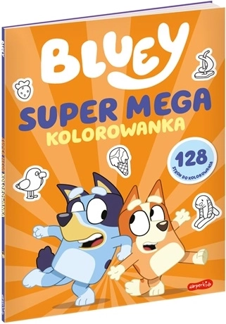 Bluey super mega omalovánka