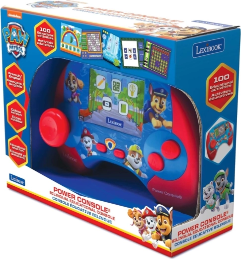 Lexibook vzdělávací konzole PAW PATROL s barevným displejem, česko‑anglická, 100 aktivit